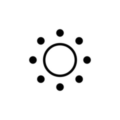 Brightness Icon Vector Illustration Style