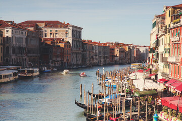 Fototapeta na wymiar View of Venice, Italy.