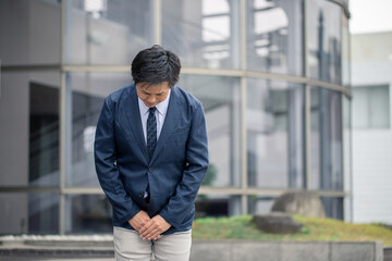 Fototapeta premium カジュアルビジネスの会社員 