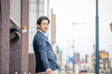 カジュアルビジネスの会社員
