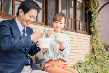 カジュアルビジネスの会社員
