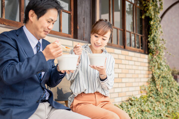 カジュアルビジネスの会社員
