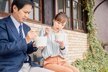 カジュアルビジネスの会社員
