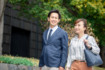 カジュアルビジネスの会社員
