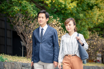 カジュアルビジネスの会社員
