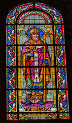 Saint Honestus Stained Glass Nimes Cathedral Gard France