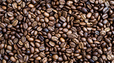 Roasted coffee beans