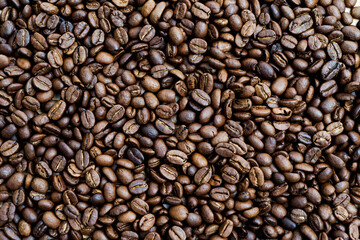 Roasted coffee beans