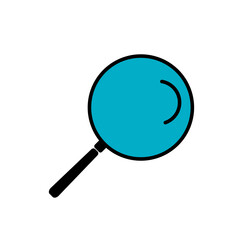 Simple Line Icon search sign. Illustration