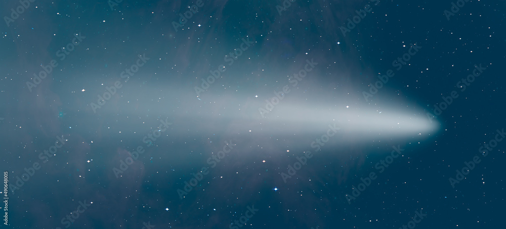 Poster Comet on the space