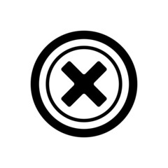 Cancelled Icon Vector Illustration Design 