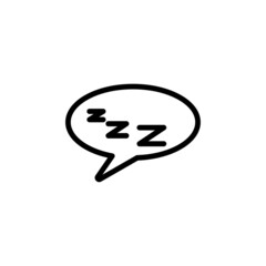 sleep icon vector design templates