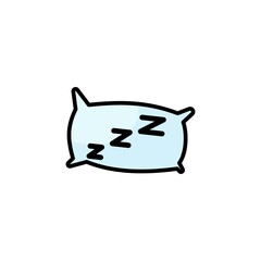 sleep icon vector design templates