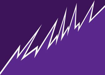 Minimalist background with jagged zigzag pattern and some copy space area