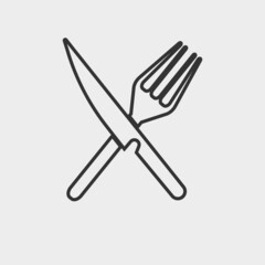 Restaurant vector icon illustration sign