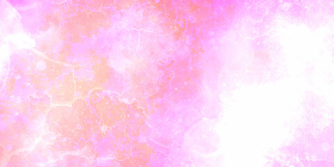 Pink background with space Soft pastel pink watercolour background painted on white paper texture. Pink watercolor canvas texture background. Abstract pastel watercolor hand painted background texture