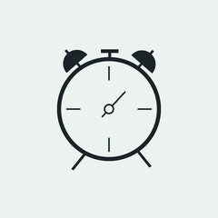 Alarm vector icon illustration sign