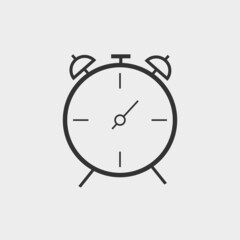 Alarm vector icon illustration sign