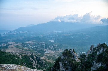 view from the top of mountain