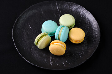 macaroons and coffee