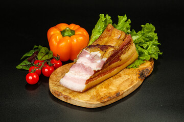 Delicous smoked pork for snack
