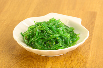 Japanese traditional seaweed salad Chukka