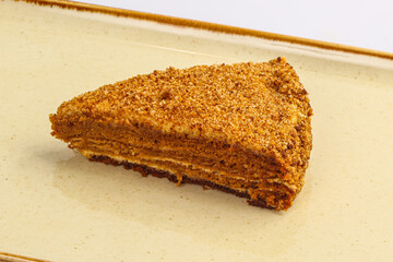 Layered honey sweet cake - Medovik