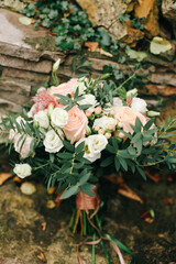 Wedding beautiful bouquet.