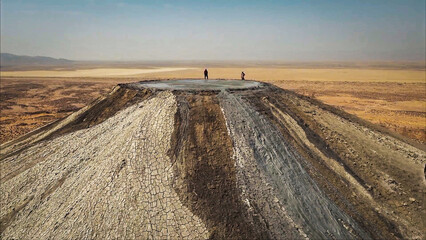The Hingol mud volcanoes (Urdu: ہنگول مٹی کے آتش فشاں) are located in Lasbela District, Balochistan, Pakistan at a distance of around 100 km from Uthal, which is the headquarter of District Lasbela.