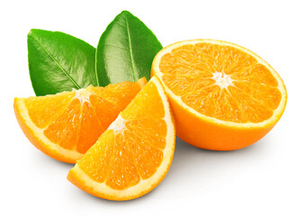 Orange isolated on white background