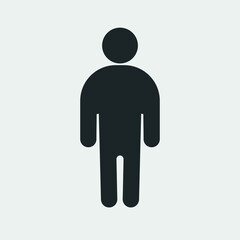 Man vector icon illustration sign