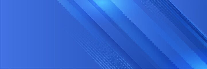 Obraz premium Modern abstract dark blue banner background. Vector illustration template with pattern. Design for technology, business, corporate, institution, party, festive, seminar, and talks.