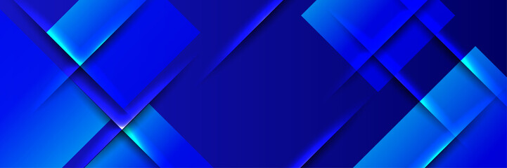 Obraz na płótnie Canvas Modern abstract dark blue banner background. Vector illustration template with pattern. Design for technology, business, corporate, institution, party, festive, seminar, and talks.