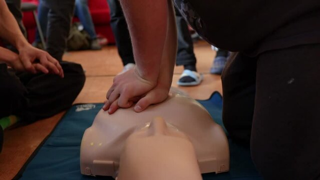First Aid Cardiopulmonary Resuscitation, How to do the CPR Technique.
