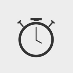 Timer vector icon illustration sign