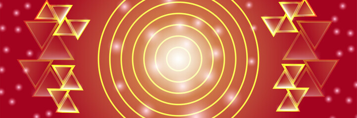 Modern abstract dark red banner background. Vector illustration template with pattern. Design for technology, business, corporate, institution, party, festive, seminar, and talks.