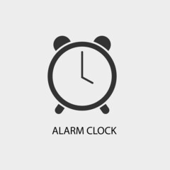 Alarm vector icon illustration sign