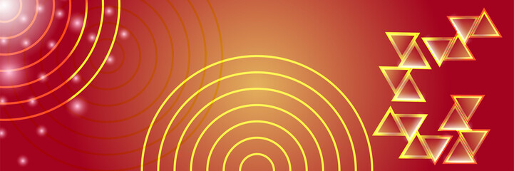 Obraz premium Modern abstract dark red banner background. Vector illustration template with pattern. Design for technology, business, corporate, institution, party, festive, seminar, and talks.