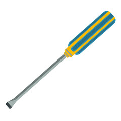 vector icon of a simple minus screwdriver tool