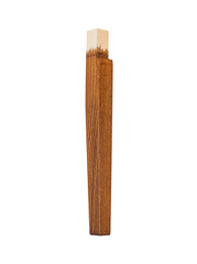 Wooden furniture legs of brown color