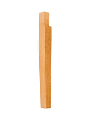Wooden furniture legs of brown color