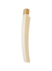 Wooden furniture legs white color