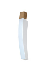 Wooden furniture legs white color