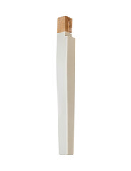 Wooden furniture legs white color