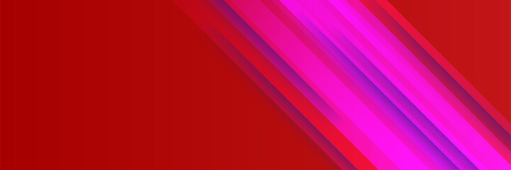 Modern abstract dark red orange yellow banner background. overlap light line red colorful Abstract wide banner design background