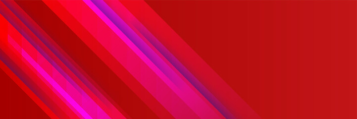 Obraz premium Modern abstract dark red orange yellow banner background. overlap light line red colorful Abstract wide banner design background