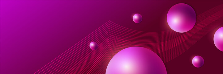Modern abstract dark purple blue orange banner background. Vector abstract graphic design banner pattern background template.