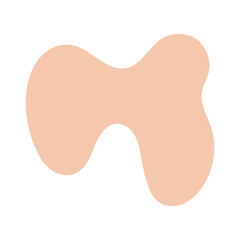 Abstract Geometric Doddle Shape pastel color