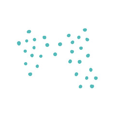 Abstract Geometric Doddle Shape pastel color