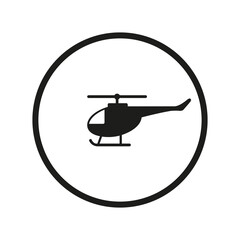 Helicopter. Vector image.